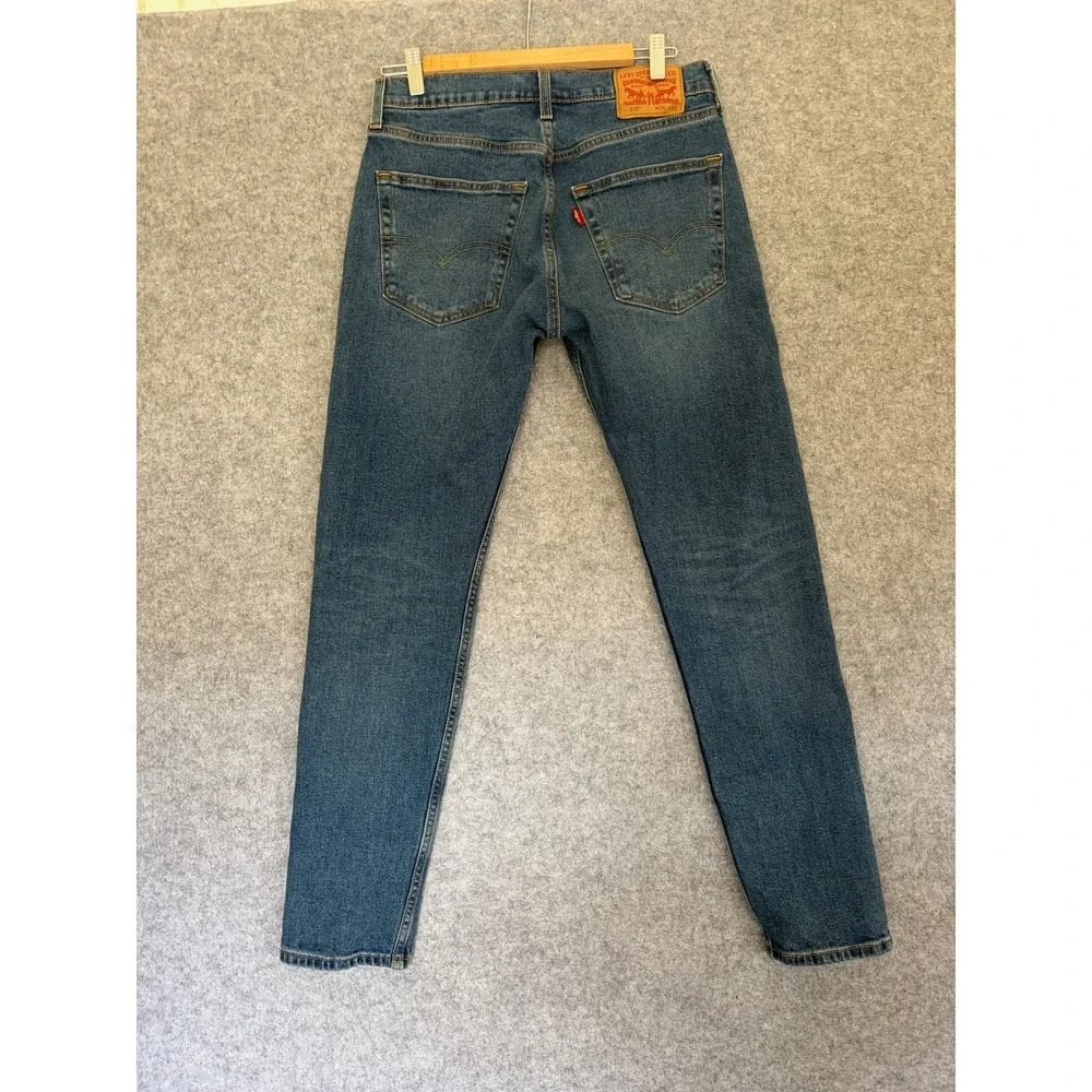 Levis 512 Slim Taper Jeans Mens 30x32 Medium Wash Blue Denim‎ Pants